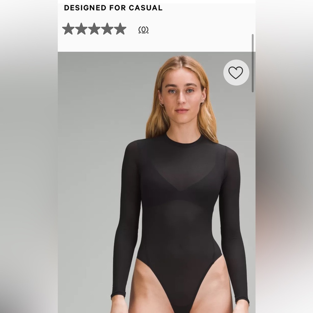 Lululemon Nulu Mesh Bodysuit - Picture 7 of 11
